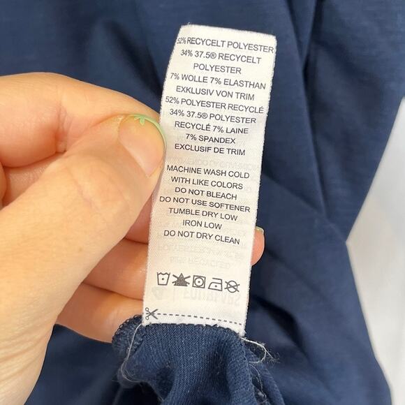 PELOTON x Four Laps 1/4 Zip Pullover Top Long Sleeve Blue Size 2XL XXL - Picture 8 of 9